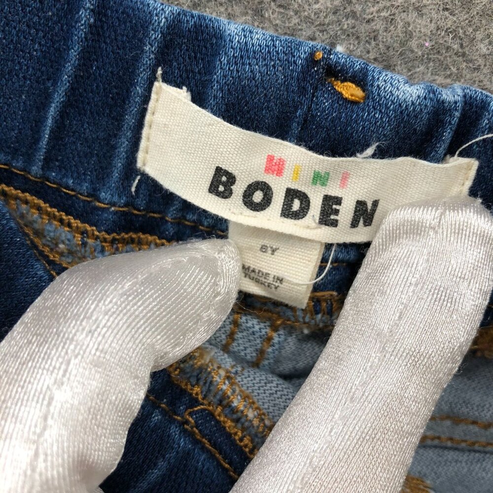 Mini Boden Girls 8Y‎ Pull On Skinny Jeans Jeggings Blue - Picture 6 of 7